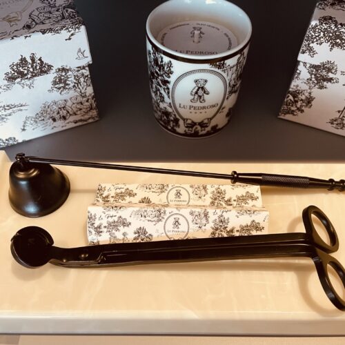 Acessórios Para vela. Kit cortador de pavio e apagador