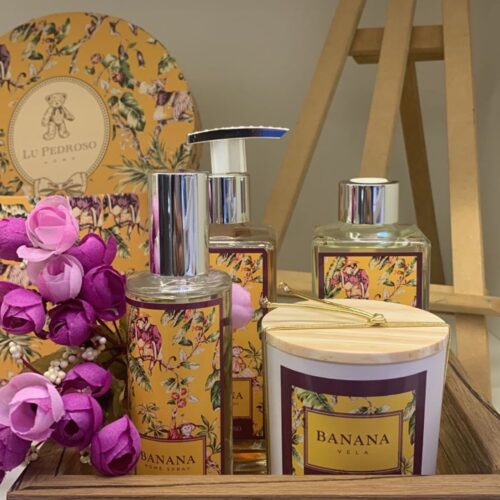 Vela perfumada de banana