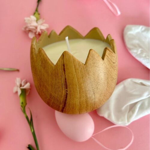 Vela Casca de Ovo - Cardamomo & Chocolate