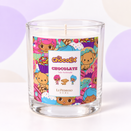 Vela Perfumada Chocolate - Edição Especial Os Chocolix