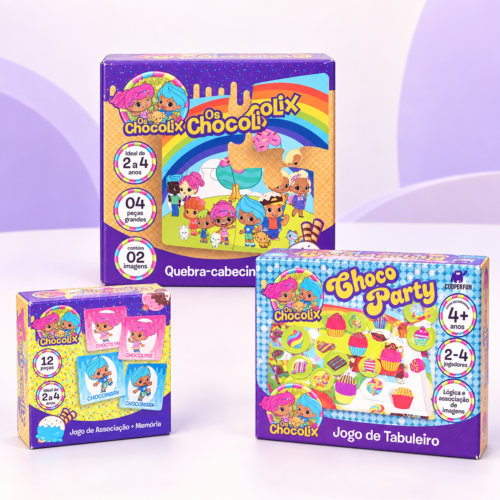 Kit Mundo de Bricadeiras Os Chocolix