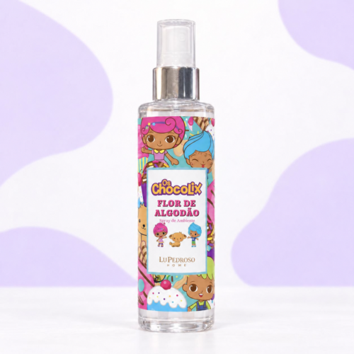 Spray de Ambiente Flor de Algodão – Edição Especial Os Chocolix